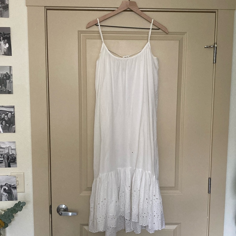 COPY - All saints midi white sun dress